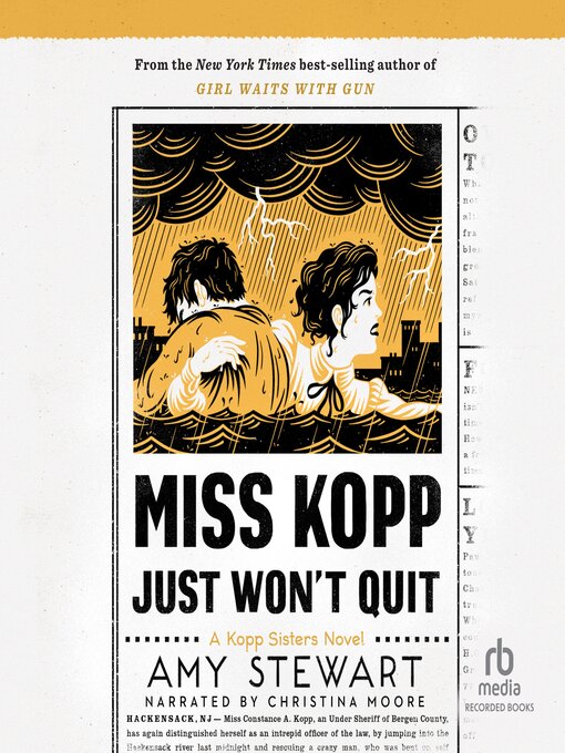 Title details for Miss Kopp Just Won't Quit by Amy Stewart - Available